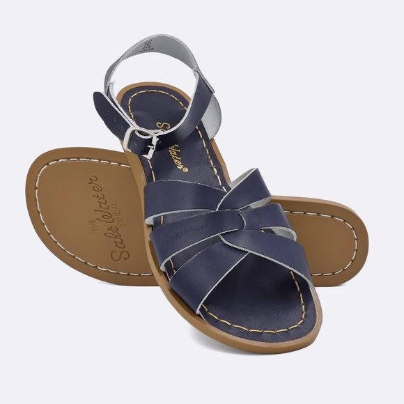 EUC Saltwater Sandals by Hoy in navy Hoy 9 / US 11 - Picture 2 of 6